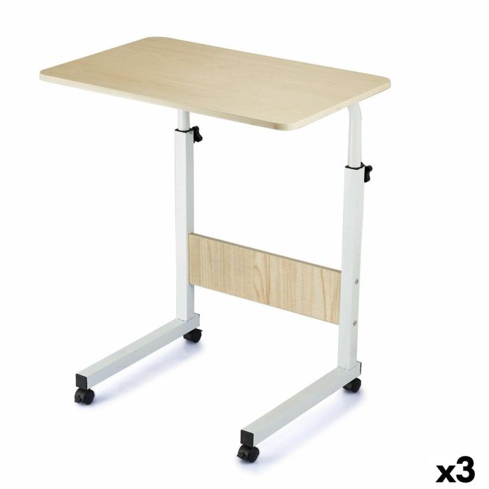 Mesa Auxiliar Plegable Confortime Madera Metal 50 x 40 x 65 cm (3 Unidades)