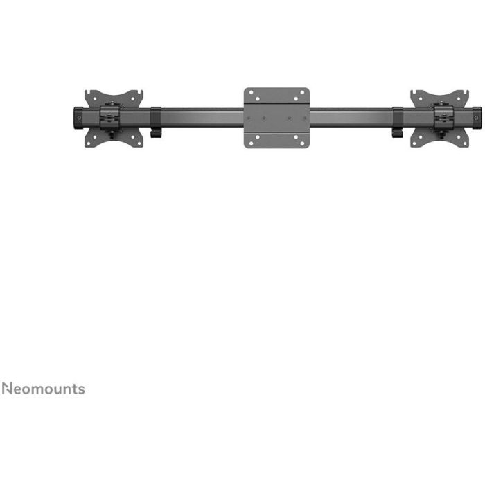 Neomounts Fpma-Cb100Black Adaptador de Soporte Monitor Individual a Dual, Rail Montaje Curvo VESA 75x75/100x100 Negro, 2 Pantallas 6