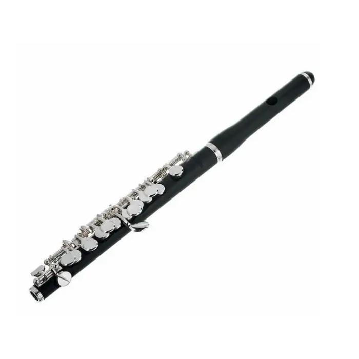 Pearl Flute Flautín Piccolo Pearl Quantz Pfp105E Cabeza y cuerpo de grenaditte, mecanismo de Mi, funda, estuche, kit limpieza 6