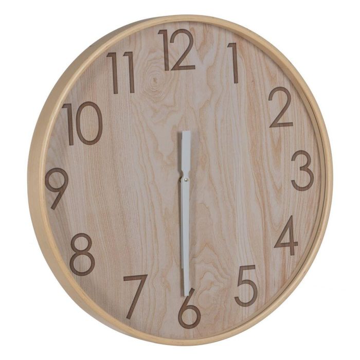 Reloj de Pared Natural Madera 60 x 60 x 5,5 cm 7