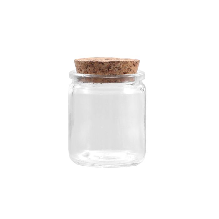 Tarrito de vidrio con tapón de corcho 55 ml - La Mediterranea (36 Unidades) 4 Tarrito de vidrio con tapón de corcho 55 ml - La Mediterranea (36 Unidades) 4