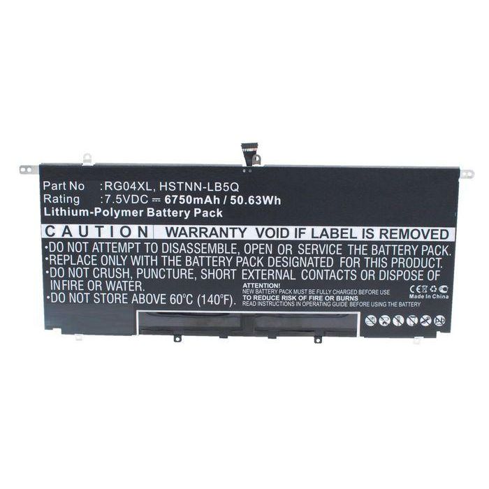 CoreParts Laptop Battery for HP 50.63Wh Li-Pol 7.5V 6750mAh Black, Spectre 13-3000, Spectre 13t-3000, TPN-F111 CoreParts Laptop Battery for HP 50.63Wh Li-Pol 7.5V 6750mAh Black, Spectre 13-3000, Spectre 13t-3000, TPN-F111