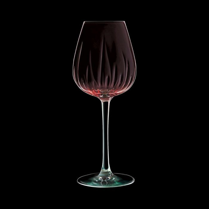 Cristal d'Arques Copas Swirly Spring - Pack 4 Copas de Cristal Rosa, 47 cL, Fabricado en Francia, Libre de Cadmio y Plomo 3