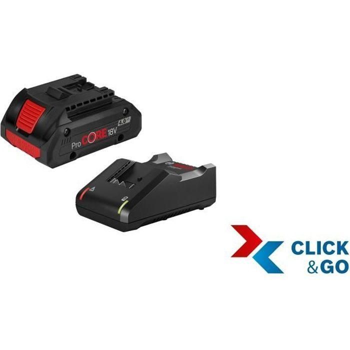 Bosch Professional Juego de baterías ProCORE 18V 4.0Ah + cargador GAL 18V-40 - 1600A01U7U Bosch Professional Juego de baterías ProCORE 18V 4.0Ah + cargador GAL 18V-40 - 1600A01U7U