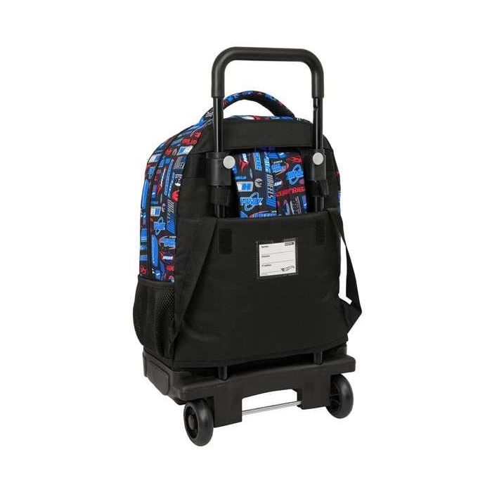 Safta Mochila Grande Compacta Extensible Hot Wheels con Ruedas 33x45x22 cm 1 Safta Mochila Grande Compacta Extensible Hot Wheels con Ruedas 33x45x22 cm 1