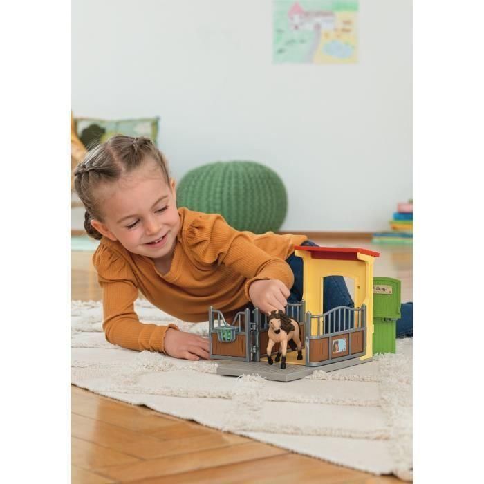 SCHLEICH - Caja con poni islandés - Extensión de granja educativa - 42609 - Farm World Range 1 SCHLEICH - Caja con poni islandés - Extensión de granja educativa - 42609 - Farm World Range 1