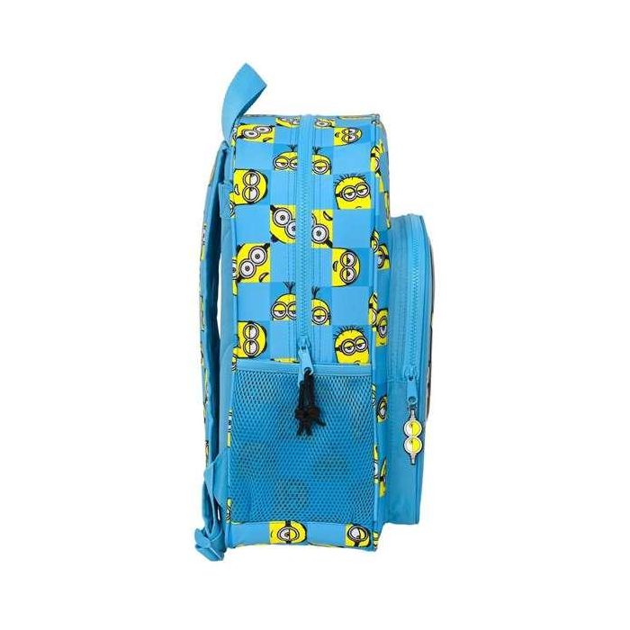 Mochila Escolar Minions Minionstatic Azul 33 x 42 x 14 cm 2 Mochila Escolar Minions Minionstatic Azul 33 x 42 x 14 cm 2