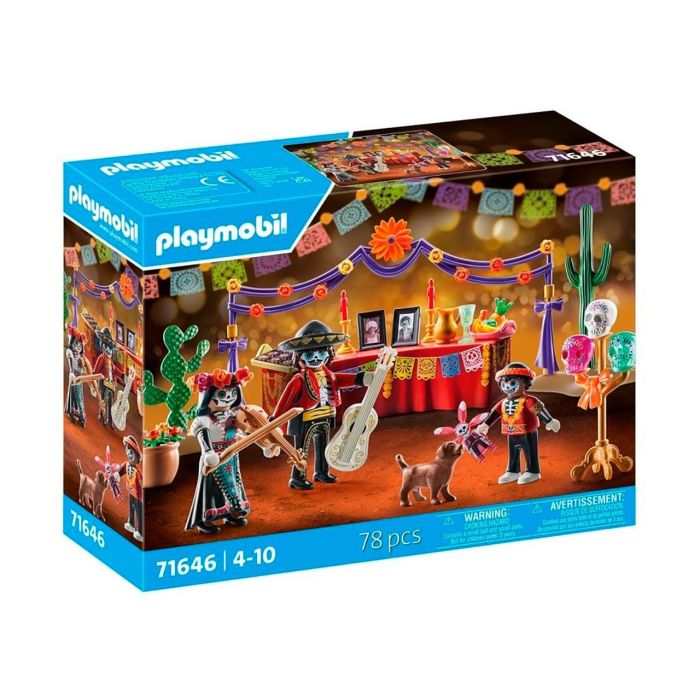 Playmobil 71646 Día De Muertos Set de Ofrenda con 3 Figuras, Alimentos, Bebida y Accesorios (+4 años) Playmobil 71646 Día De Muertos Set de Ofrenda con 3 Figuras, Alimentos, Bebida y Accesorios (+4 años)