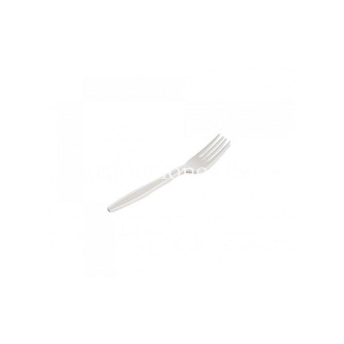 Tenedor De Maiz Biodegradable 16.6Cm. Blanco Paquete De 50 (B03324)