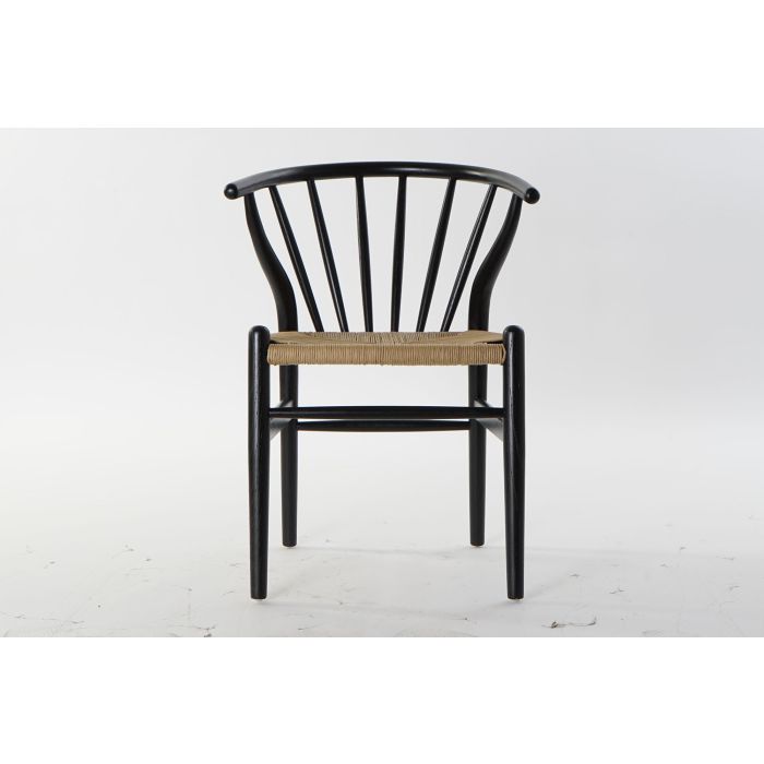 Silla de Comedor DKD Home Decor Negro Multicolor 57 x 47 x 80 cm 4