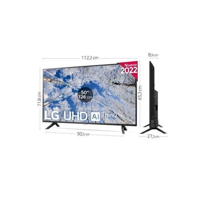 Televisor LG UHD 50UQ70006LB 50"/ Ultra HD 4K/ Smart TV/ WiFi 4 Televisor LG UHD 50UQ70006LB 50"/ Ultra HD 4K/ Smart TV/ WiFi 4