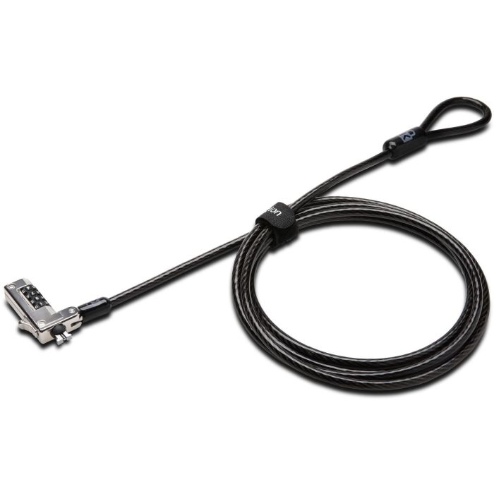Kensington Candado Fino de Combinación para Portátiles, Seguridad Estándar, Acero al Carbón Negro 0 Kensington Candado Fino de Combinación para Portátiles, Seguridad Estándar, Acero al Carbón Negro 0