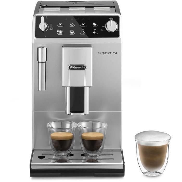 DeLonghi ETAM29.510 SB Cafetera Automática Autentica con Molinillo Integrado, 15 Bares, 1.4L, para Granos y Molido, Acero Inoxidable DeLonghi ETAM29.510 SB Cafetera Automática Autentica con Molinillo Integrado, 15 Bares, 1.4L, para Granos y Molido, Acero Inoxidable