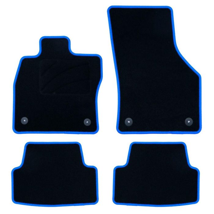 Set de Alfombrillas para Coche OCC Motorsport OCCVW0022BL VOLKSWAGEN GOLF VII Azul 5 Piezas 7