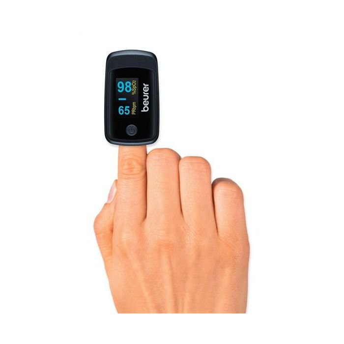 Beurer PO-45 Pulsioxímetro para medición de oxígeno en sangre y frecuencia cardíaca 1 Beurer PO-45 Pulsioxímetro para medición de oxígeno en sangre y frecuencia cardíaca 1