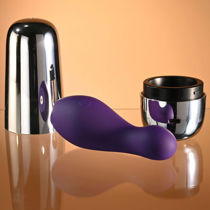 Estimulador de Clítoris Playboy The Jet Set Morado 23