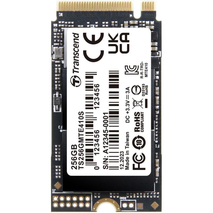 Transcend SSD 256GB M.2 2242 PCIe Gen4x4 NVMe 3D TLC DRAM-less