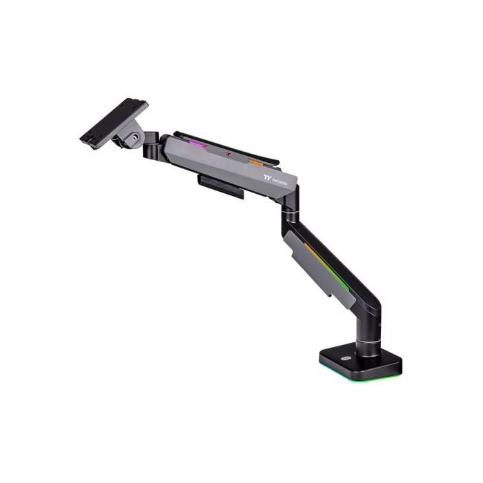 Thermaltake GEA-MSR-SMSBLK-01 Soporte Monitor Gaming RGB Brazo con Resorte de Gas 17"-49" 20kg Negro 2 Thermaltake GEA-MSR-SMSBLK-01 Soporte Monitor Gaming RGB Brazo con Resorte de Gas 17"-49" 20kg Negro 2