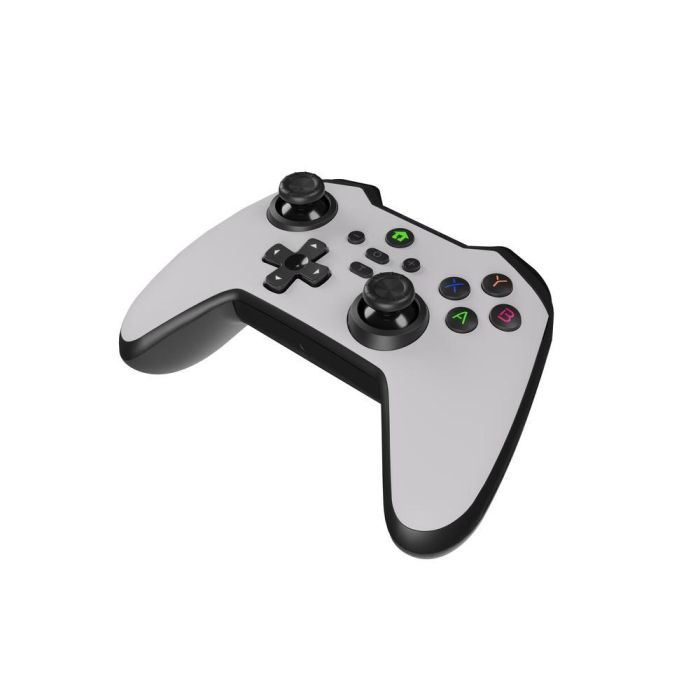 GENESIS Mangan 400 Gamepad Inalámbrico Bluetooth Blanco para PC, Switch, Android, iOS. Precisión, Vibración, Joysticks Analógicos 2