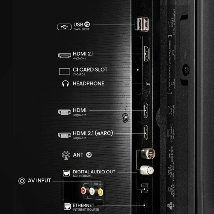 Hisense 65A6Q Televisor Smart TV 65" 4K Ultra HD HDR Dolby Vision Game Mode Plus Alexa Integrado Sonido DTS Virtual:X Negro 4 Hisense 65A6Q Televisor Smart TV 65" 4K Ultra HD HDR Dolby Vision Game Mode Plus Alexa Integrado Sonido DTS Virtual:X Negro 4