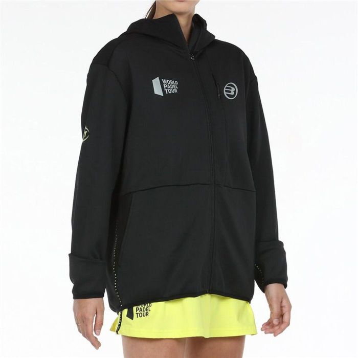 Chaqueta Deportiva para Mujer Bullpadel Llera Negro 1