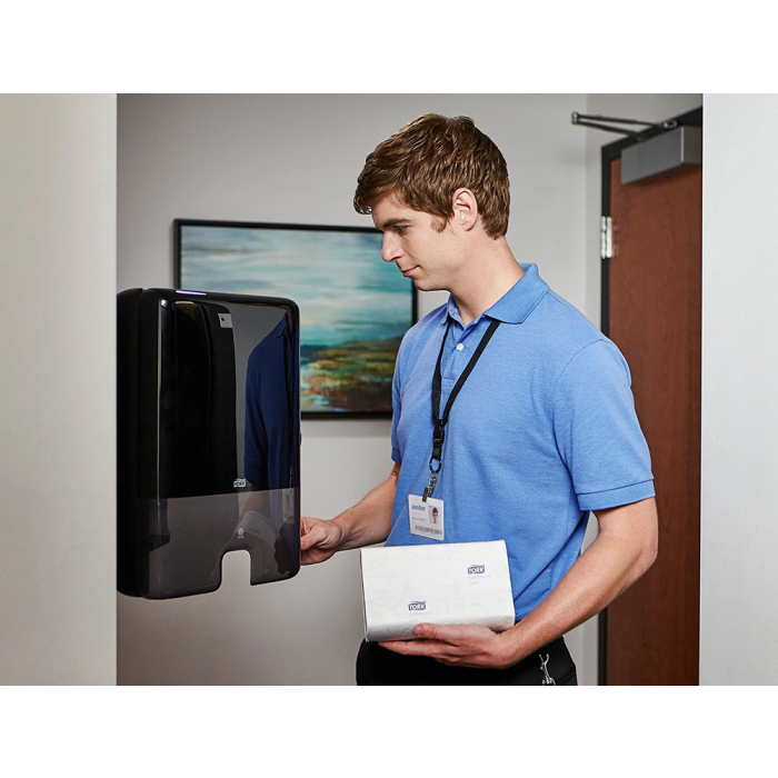 Tork H2 Toalla de Papel Secamanos Engarzada 2 Capas 21x32 cm Paquete 200 Unidades 3