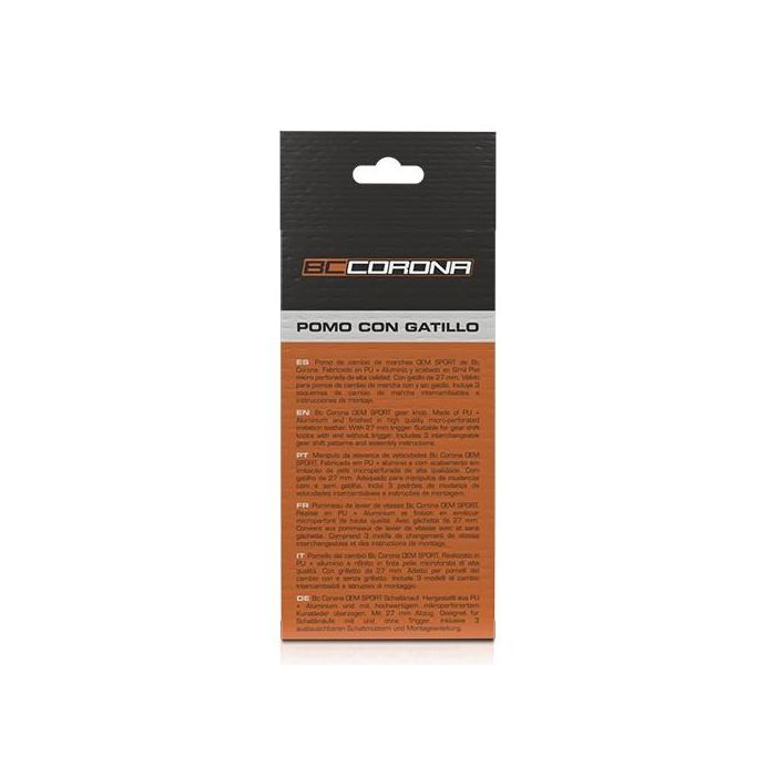 Pomo Sport Piel Perforada Negro-Rojo POM30172 2 Pomo Sport Piel Perforada Negro-Rojo POM30172 2