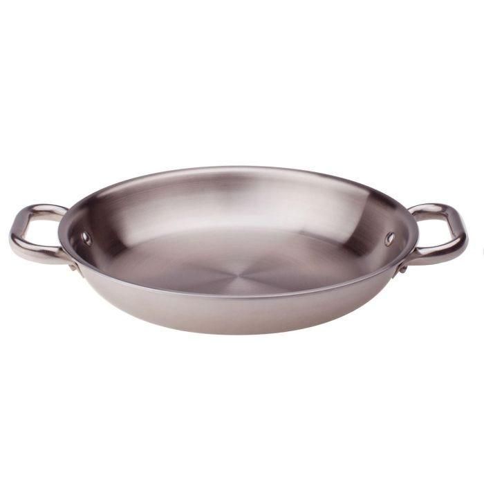 AGNELLI - ALIX110ALIN24 - Cazuela acero inoxidable trilaminado - diámetro 24 cm - alt. 18 cm - grosor 3 mm