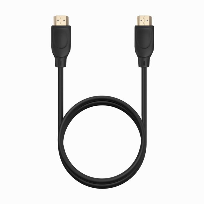 AISENS - CABLE HDMI V2.0 PREMIUM ALTA VELOCIDAD / HEC 4K@60HZ 18GBPS, A/M-A/M, NEGRO, 1.0M