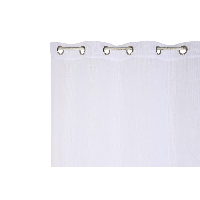 Cortina Basicos DKD Home Decor Blanco 260 x 260 x 140 cm 2