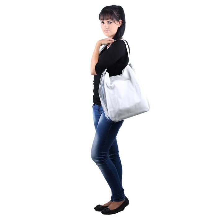 Bolso Mujer Calvin Klein 0813EB001-CK105-6308 Blanco 37 x 32 x 14 cm 1