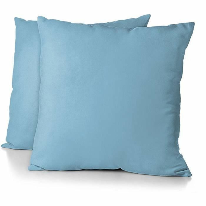 Funda de almohada HOME LINGE PASSION 63 x 63 cm Azul claro 2 Piezas (2 Unidades) 0 Funda de almohada HOME LINGE PASSION 63 x 63 cm Azul claro 2 Piezas (2 Unidades) 0