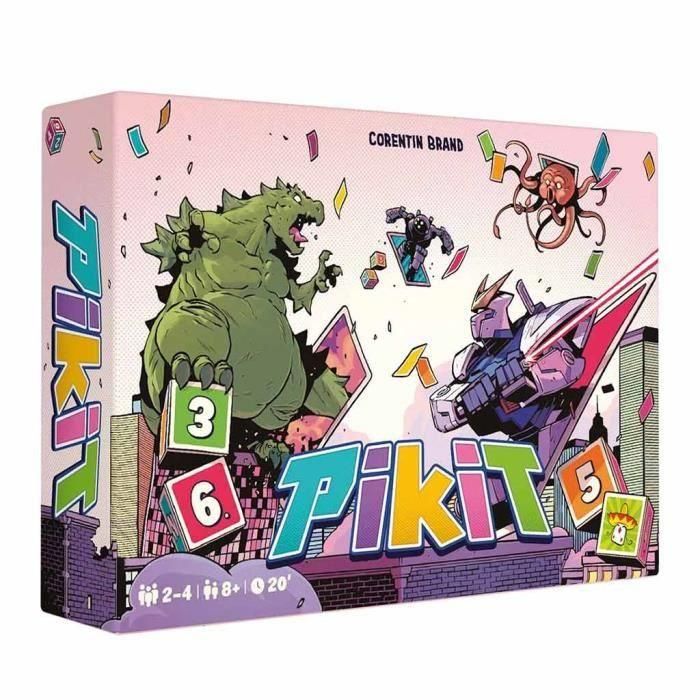 Juego de Mesa - Pikit - Kaijus vs Mechas - Estratégico - Emocionante Juego de Mesa - Pikit - Kaijus vs Mechas - Estratégico - Emocionante