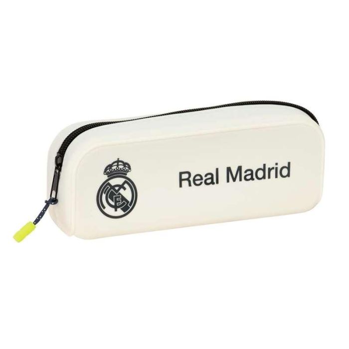 Safta Estuche Portatodo Escolar Silicona Real Madrid 1ª Equipación 25/26 Una Cremallera 75x185x55 mm Safta Estuche Portatodo Escolar Silicona Real Madrid 1ª Equipación 25/26 Una Cremallera 75x185x55 mm