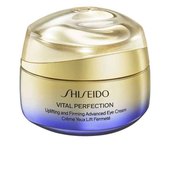 Shiseido VITAL PERFECTION uplifting and firming advanced eye cream 15 ml - Crema de Ojos Antiarrugas, Flacidez y Ojeras