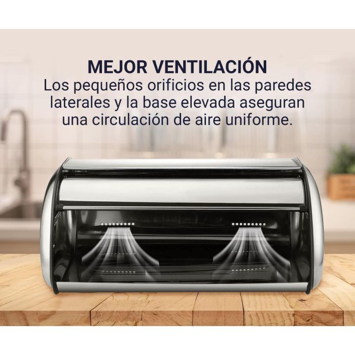 Panera Metal C/Tapa 35.5X23X14.5Cm Quttin (6 Unidades) 5 Panera Metal C/Tapa 35.5X23X14.5Cm Quttin (6 Unidades) 5