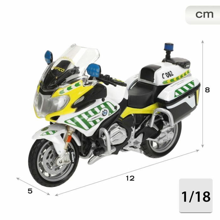 Motocicleta Colorbaby Bmw R 1200 Rt Guardia Civil 1:18 3 Motocicleta Colorbaby Bmw R 1200 Rt Guardia Civil 1:18 3