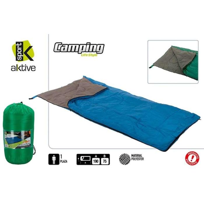 Saco dormir abierto 190x75cm 1 capa polyester 950 grs - modelos surtidos 5 Saco dormir abierto 190x75cm 1 capa polyester 950 grs - modelos surtidos 5