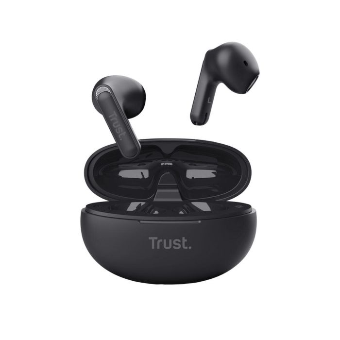 Auriculares Bluetooth Trust Yavi ENC con estuche de carga/ Negros 2 Auriculares Bluetooth Trust Yavi ENC con estuche de carga/ Negros 2