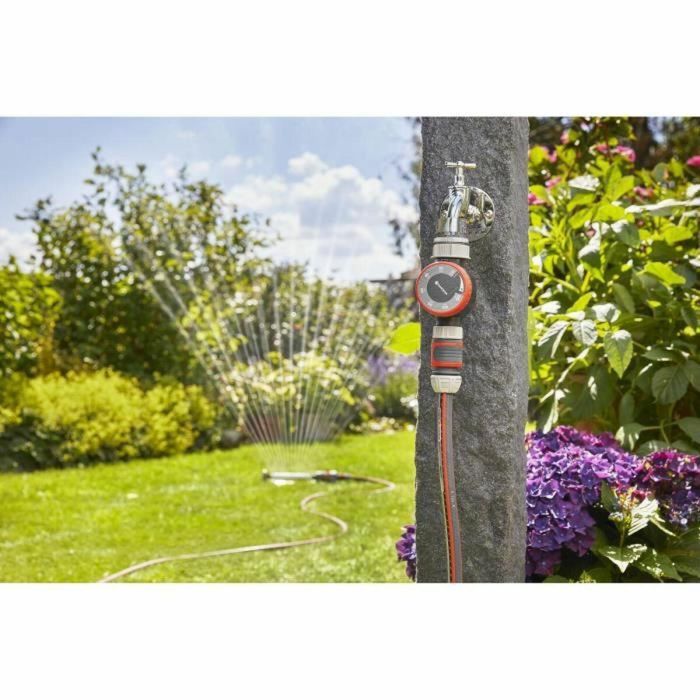 Gardena Temporizador de agua para grifos y válvulas 20/27 y 26/34 con riego ajustable 5-120 min 1 Gardena Temporizador de agua para grifos y válvulas 20/27 y 26/34 con riego ajustable 5-120 min 1