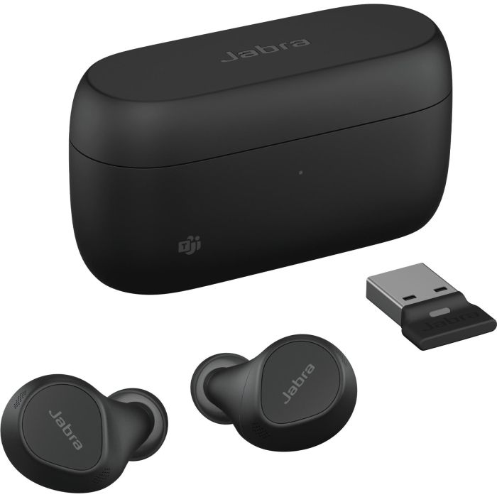 Jabra Evolve2 Buds USB-A MS Auriculares True Wireless Certificados para Microsoft Teams con Cancelación de Ruido Activo Negro 2