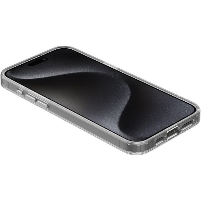 Belkin MSA021btCL Funda SheerForce MagSafe para iPhone 15 Pro, Transparente, Protección Antibacteriana y Anti-rayones 3