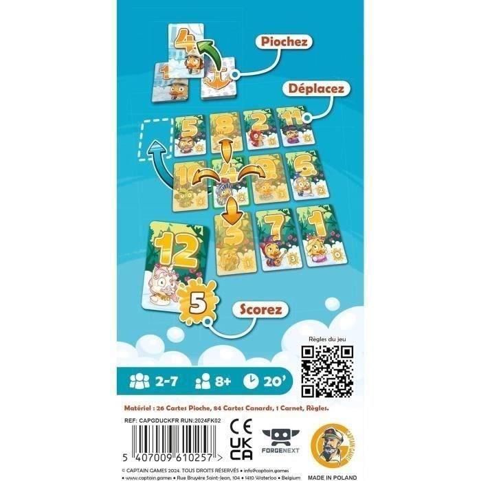 Asmodee ASM5407009610257 Duck & Cover Captain Games - Juego de cartas de mesa para 2 a 7 jugadores, edad +8 años, 20 minutos 2