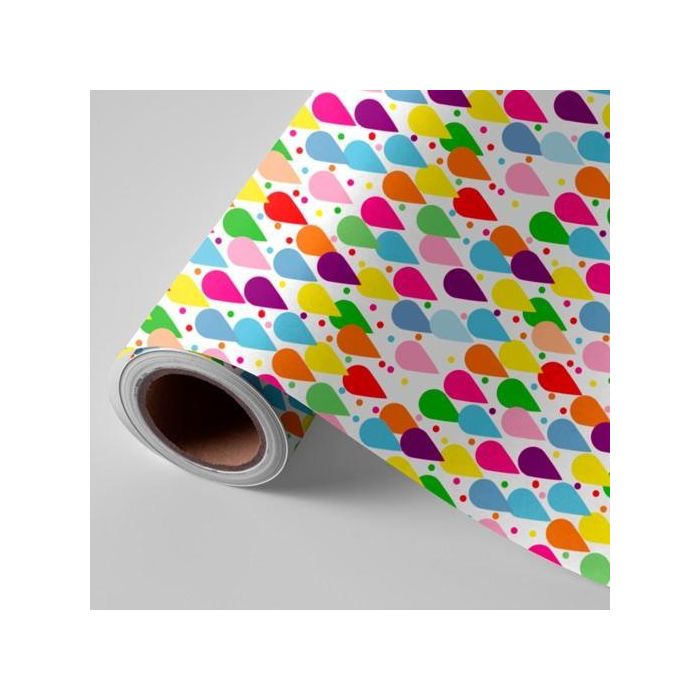 Wonder Wrapper Papel De Regalo Bobina 31 cm X 80M 2 kg Todo Año