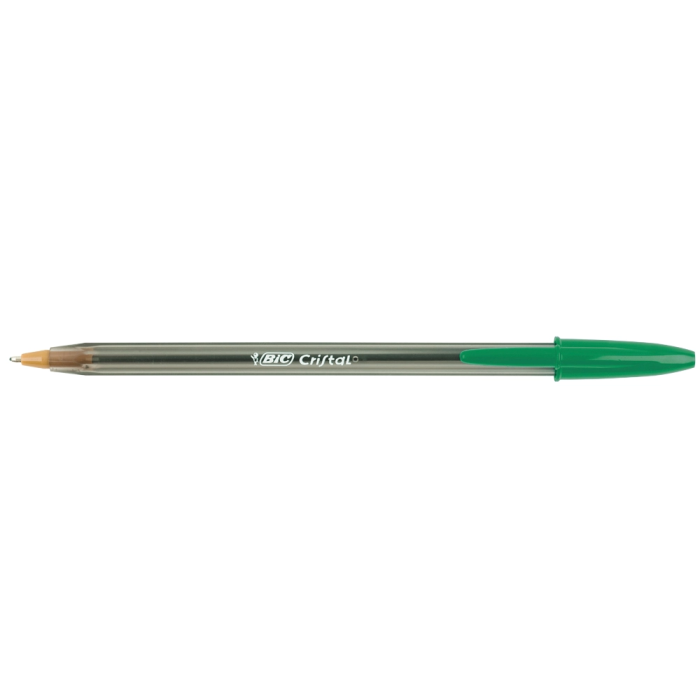 Bic Bolígrafo Cristal Original Tinta Verde Unidad Punta 1 mm Trazo 0.4 mm 1