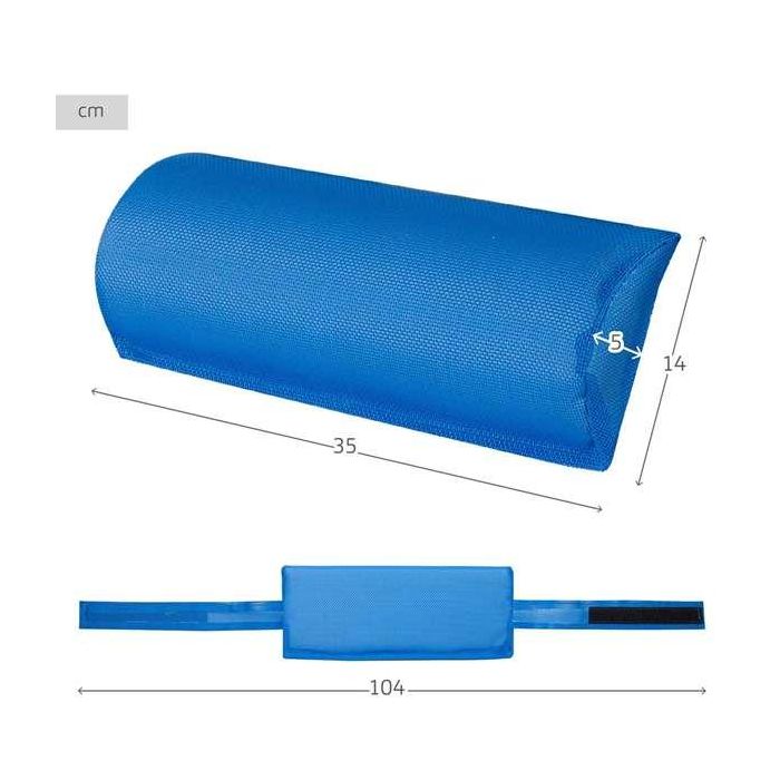 Cojín para silla de playa de textileno azul aktive 35x14x5cm 6 Cojín para silla de playa de textileno azul aktive 35x14x5cm 6