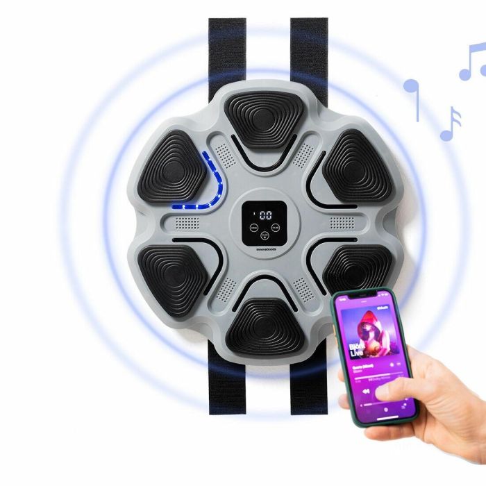 Máquina de Boxeo Musical Recargable Beatfist InnovaGoods 2 Máquina de Boxeo Musical Recargable Beatfist InnovaGoods 2