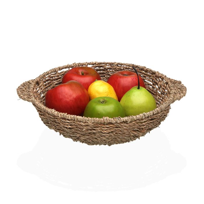 Cesta Ovalada Con Asas Versa 29x29x8 cm - Jacinto de Agua (2 Unidades) 1
