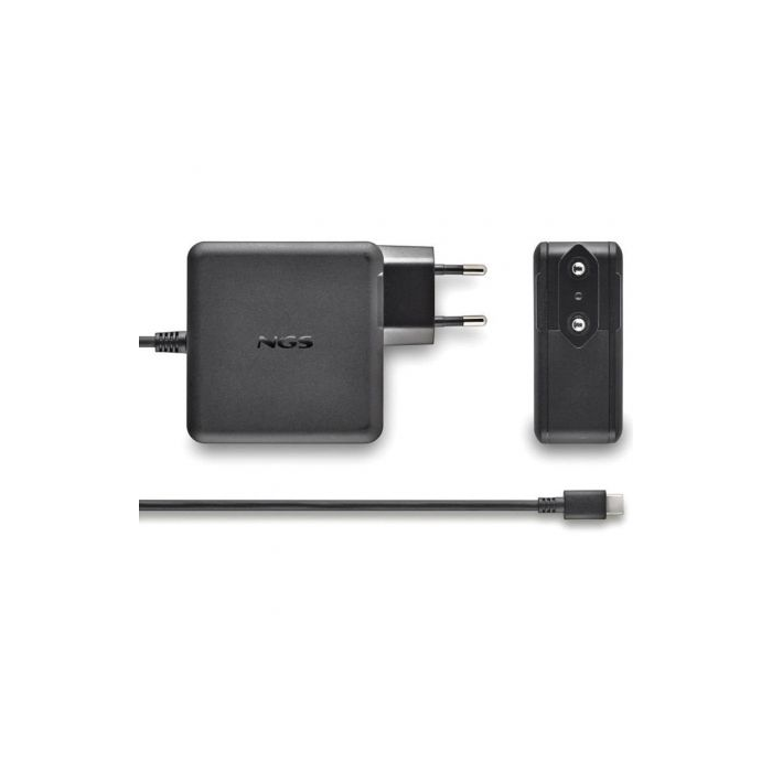 NGS GAN100W-C Cargador de Pared GaN USB-C 100W Automático para Portátil, Tablet y Smartphone, Voltaje 5-20V 3