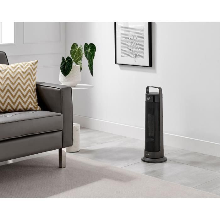 Oceanic OCEASFT2000 Calefactor oscilante Cerámico 2000 W con Mando a distancia, Negro 2 Oceanic OCEASFT2000 Calefactor oscilante Cerámico 2000 W con Mando a distancia, Negro 2